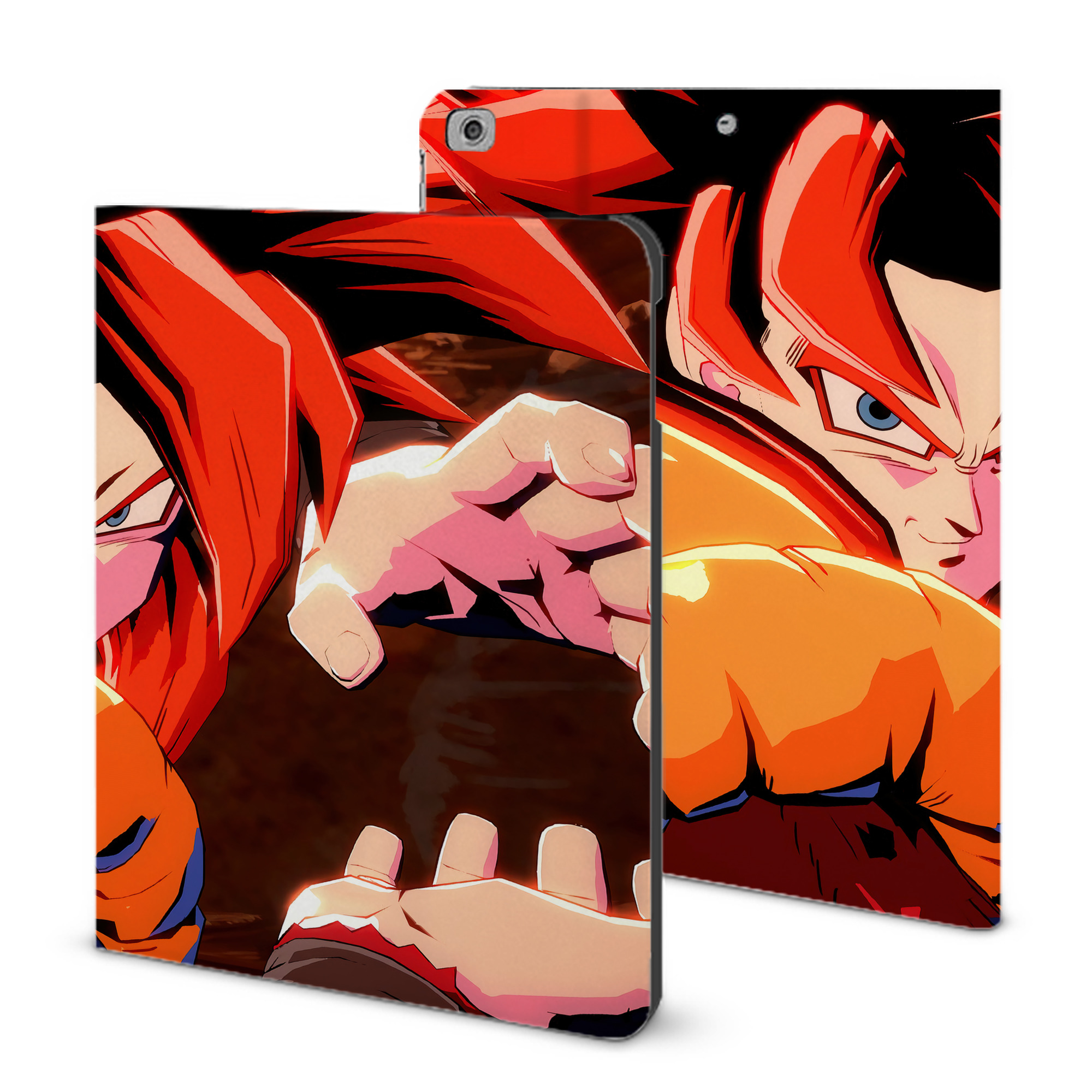 （画像用） ドラゴンボール DRAGON BALL IPad ケース ブック型 PUレザー TPU 耐衝撃 軽量 薄型 ペン収納なし 全面保護 IPad 各モデル対応